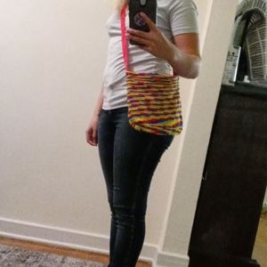 Crossbody knitted bag